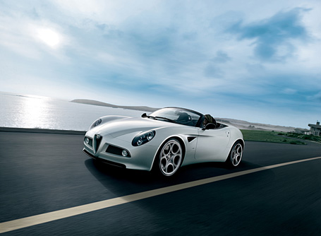 Alfa Romeo 8C Competizione Spider side