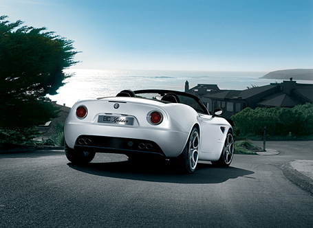 Alfa Romeo 8C Competizione Spider back