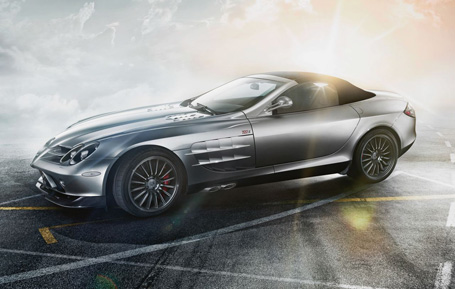Mercedes SLR McLaren 722 S Roadster side