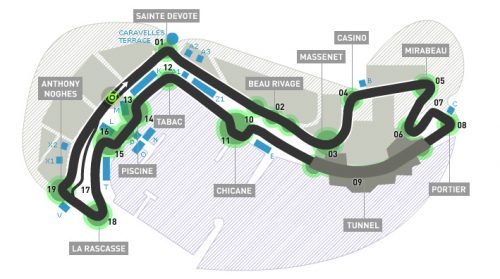 Monaco layout Monaco layout