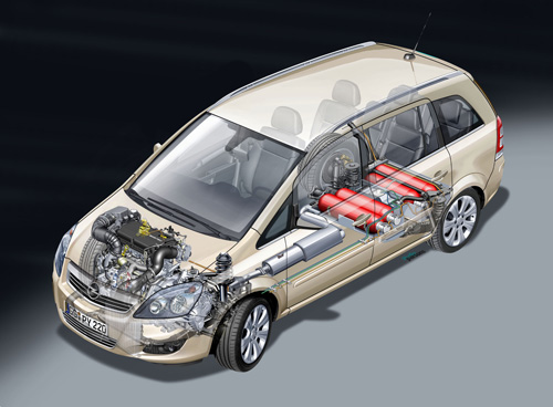 Opel Zafira 1.6 CNG ecoFLEX Turbo