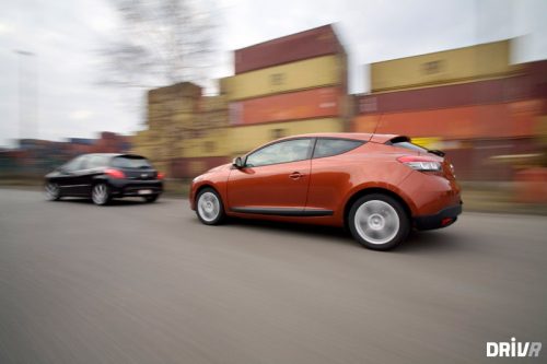 Peugeot 308 1.6T 175 vs Renault Mégane Coupé 2.0 Tce
