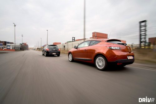 Peugeot 308 1.6T 175 vs Renault Mégane Coupé 2.0 Tce