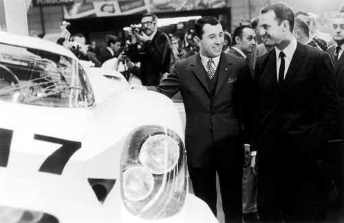Porsche 917 met Ferdinand Piëch en Gerhard Mitter