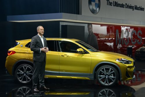 Bernhard Kuhnt, BMW President and CEO North America, introduces the BMW X2 - 2018 NAIAS - Detroit