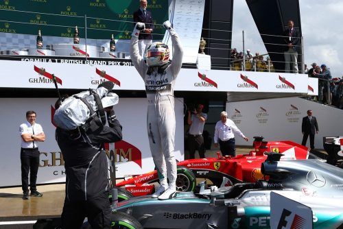 Formula One World Championship 2015, Round 9, Britisch Grand Prix, Silverstone, England, Sunday 5 July 2015 - st place Lewis Hamilton (GBR) Mercedes AMG F1.