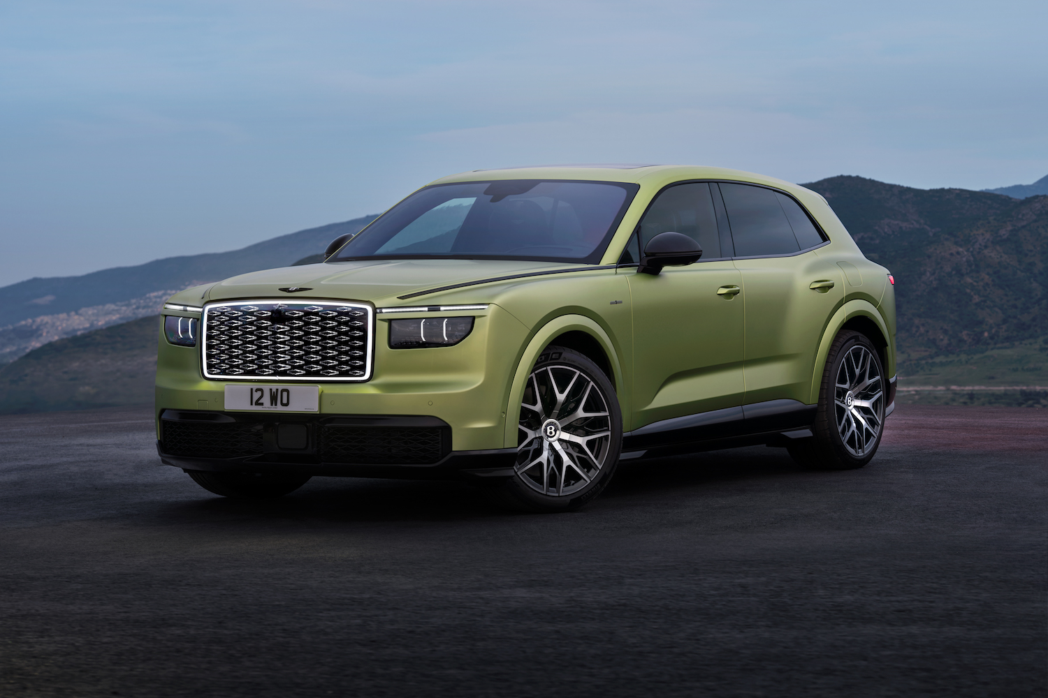 Bentley Torcal (2026) front view, static
