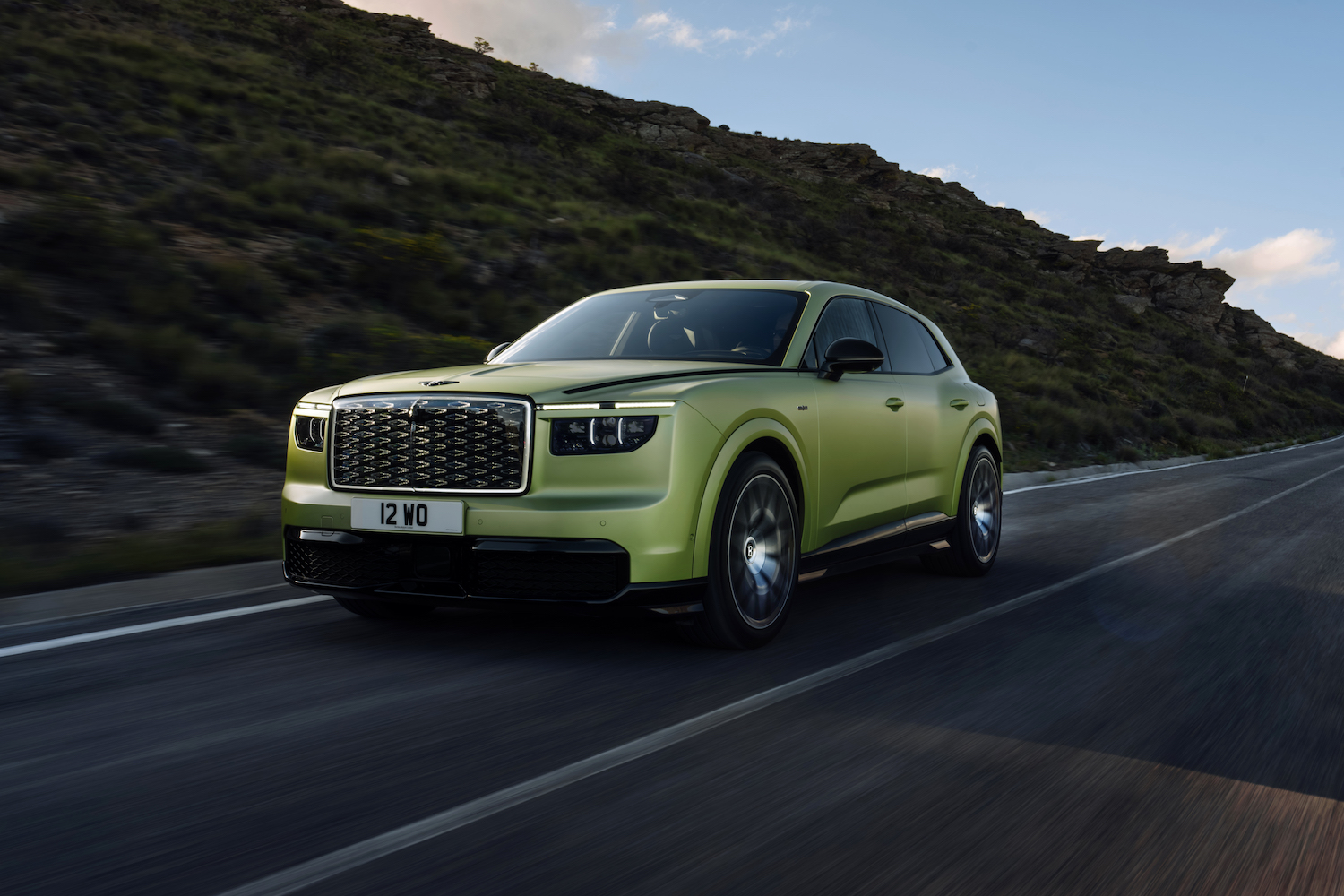 Bentley Torcal (2026) front view, dynamic